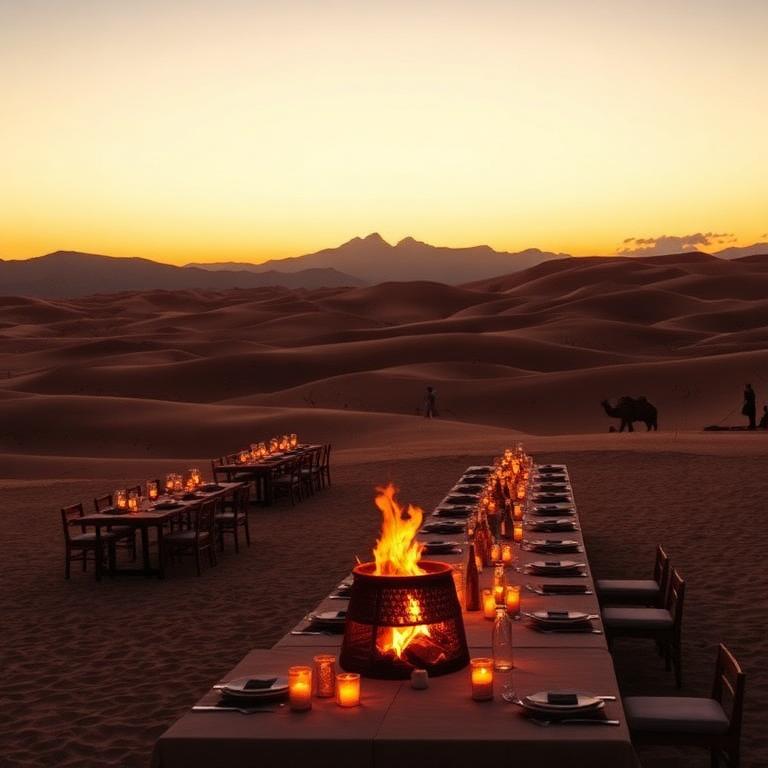 Desert dinner experience